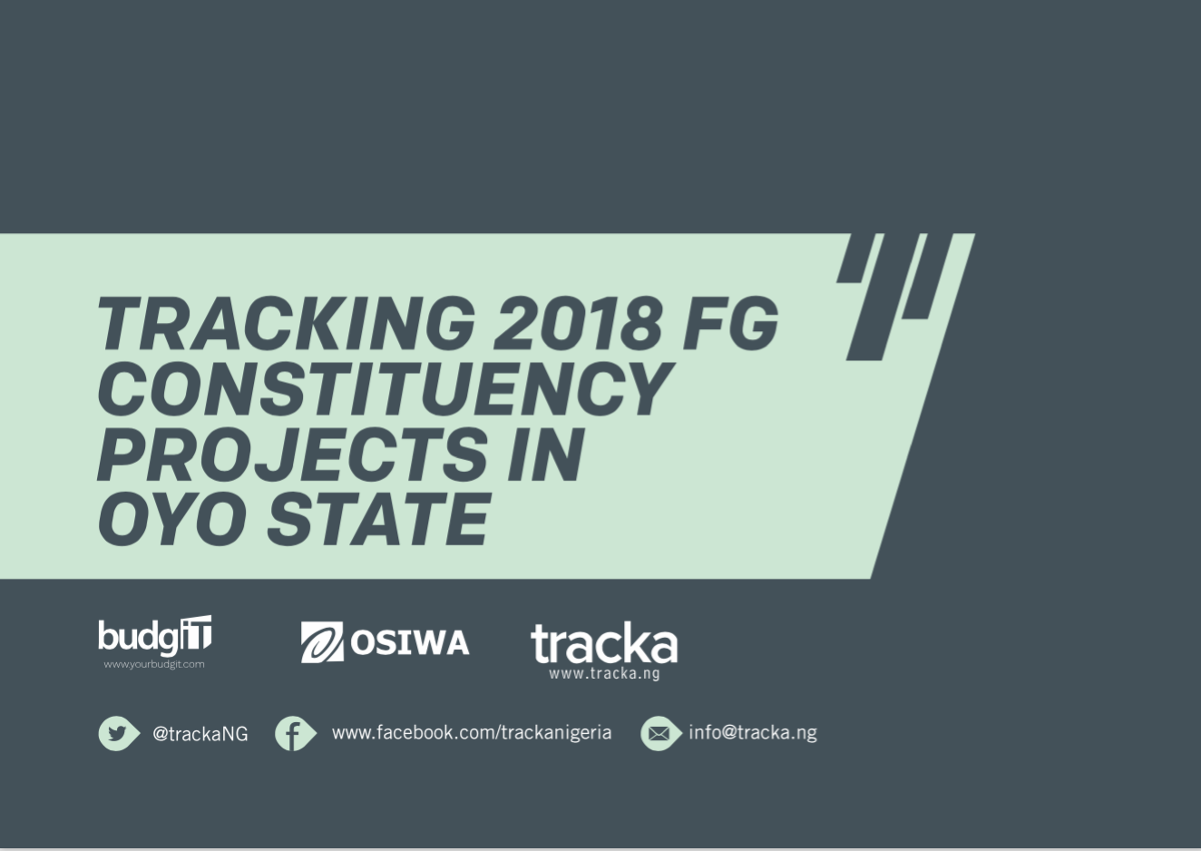 2018 FG Constituency Projects in Oyo State